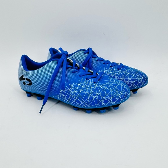 n Shoes - Women's' Blue Soccer Cleats with Geometric Design Size 39